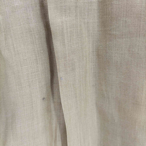 ランバンパリ LANVIN PARIS MADE IN ITALY リネン100% S/S開襟ボックスシャツ メンズ 41