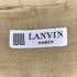 ランバンパリ LANVIN PARIS MADE IN ITALY リネン100% S/S開襟ボックスシャツ メンズ 41