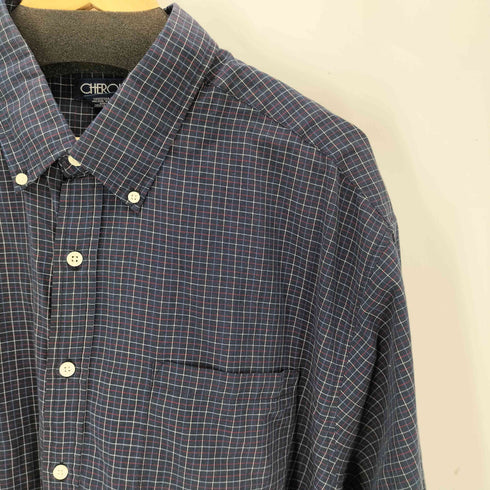 チェロキー Cherokee 00S チェック柄ボタン段シャツ メンズ import:XXL