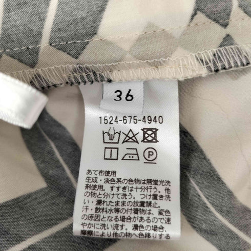 ユナイテッドアローズ UNITED ARROWS UWFM C プリント スカート レディース JPN:36