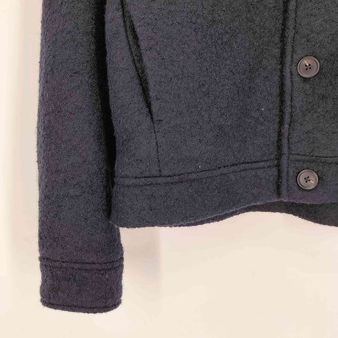 ザラ ZARA ブークレ テクスチャージャケット メンズ import:M