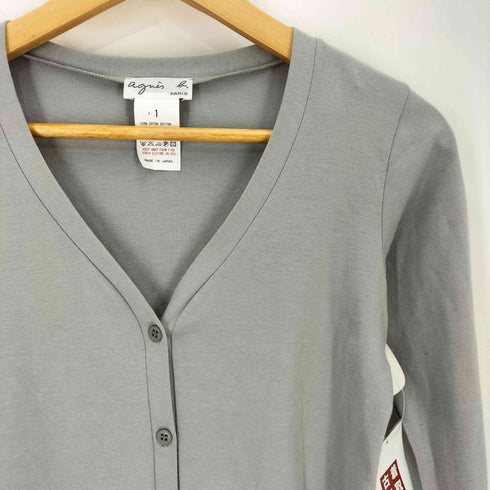 アニエスベー agnes b. PARIS コットン カーディガン レディース 1