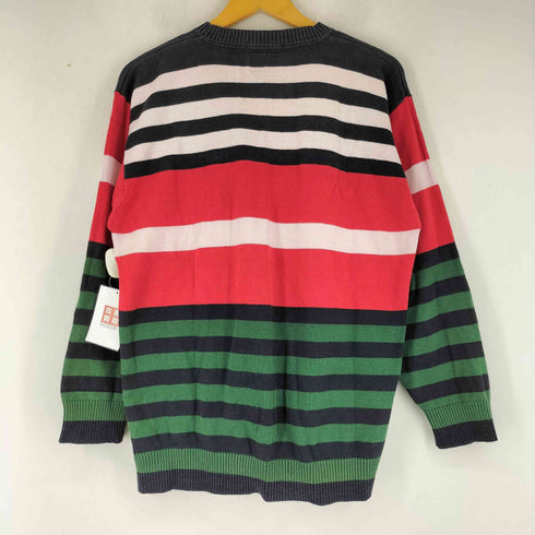 トミーヒルフィガー TOMMY HILFIGER ボーダーデザインコットンニット メンズ import:M