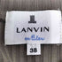 ランバンオンブルー LANVIN en Bleu フリルドッキング リブ カットソー レディース EUR:38