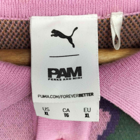 プーマ PUMA KNITTED POLO CREW マルチポロニット メンズ import:XL