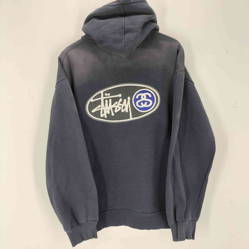 ステューシー Stussy 90s OLD USA製 Stussy Hoodie 両面プリントプルオーバーパーカー メンズ L