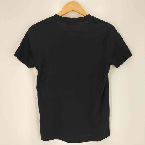 イヴサンローラン Yves Saint Laurent 00S RIVE GAUCHE トムフォード期 イタリア製 YSL フロッキーロゴプリント Tシャツ メンズ import:S