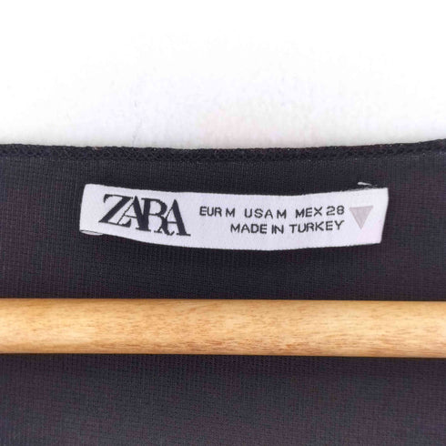 ザラ ZARA シースルー トップス レディース US M