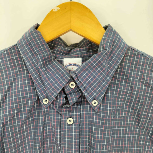 ブルックスブラザーズ BROOKS BROTHERS チェック コットンボタンダウンシャツ メンズ import:L