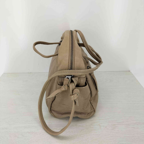 レントウキョウジャパン REN TOKYO JAPAN GOAT LEATHER ヤギ革 レザーショルダーバッグ レディース