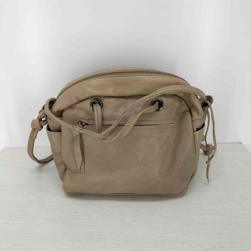レントウキョウジャパン REN TOKYO JAPAN GOAT LEATHER ヤギ革 レザーショルダーバッグ レディース