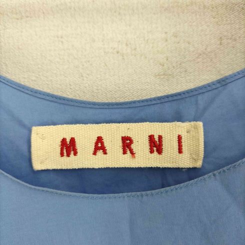 マルニ MARNI サイドスリットノースリーブブラウス レディース EUR:42