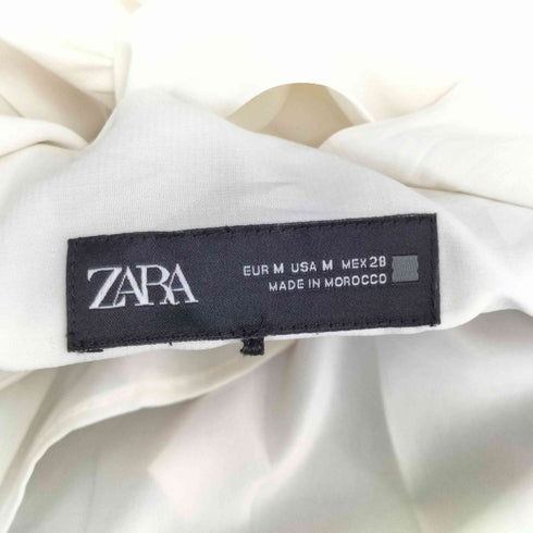 ザラ ZARA リボンタイブラウス レディース US M