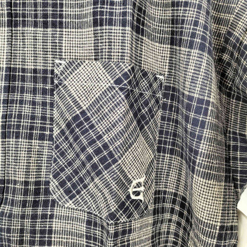 エビセンスケートボーズ Evisen skateboards 23SS WILLIAM CHECK SHIRT メンズ M