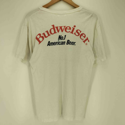 サントリー SUNTORY ORIGINAL DESIGN 90S 企業ロゴプリント シングルステッチ クルーネックTシャツ メンズ