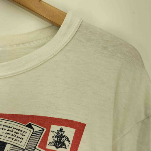 サントリー SUNTORY ORIGINAL DESIGN 90S 企業ロゴプリント シングルステッチ クルーネックTシャツ メンズ