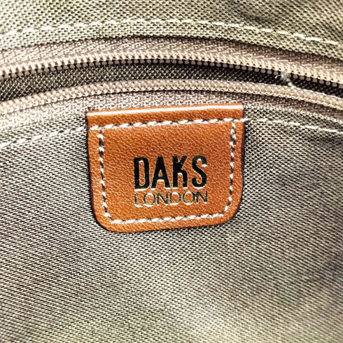ダックス DAKS チェック 2WAY ショルダーバッグ レディース