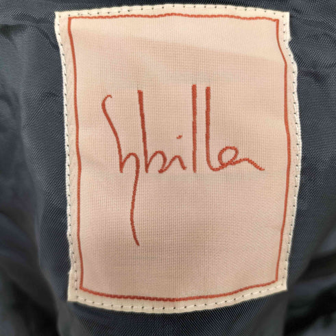 シビラ Sybilla 絹 シルク 100% 花柄 フラワー プリーツ ミディ スカート レディース M
