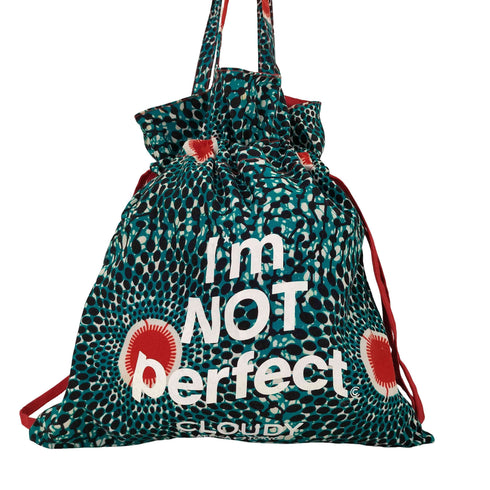 クラウディ CLOUDY IM NOT PURFECT 巾着トートバッグ レディース