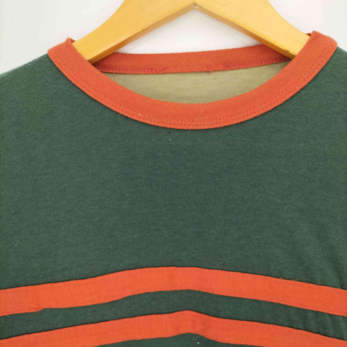 70~80s ドッキング ボーダー リンガーTシャツ メンズ