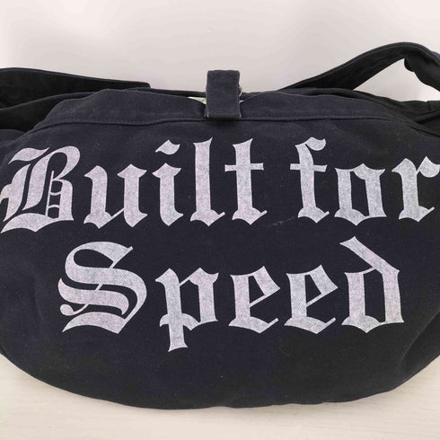 ラフアンドラゲッド ROUGH AND RUGGED Built for Speed プリント ショルダーバック ニュースペーパーバック メンズ