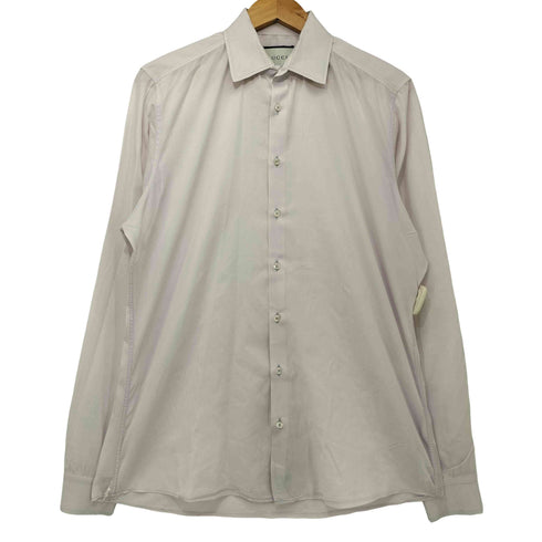 グッチ GUCCI 16SS ミケーレ期 Slim レギュラーカラー ドレスシャツ メンズ
