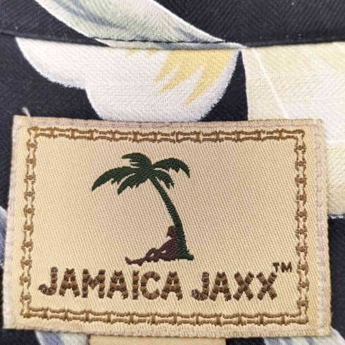 ジャマイカジャックス JAMAICA JAXX シルク オープンカラー アロハシャツ メンズ Ⅼ