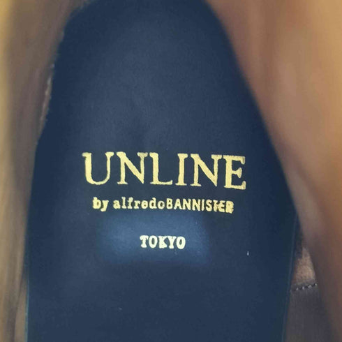 アンラインバイアルフレッドバニスター Unline by alfredoBANNISTER スウェード サイドジップレースアップブーツ メンズ XL