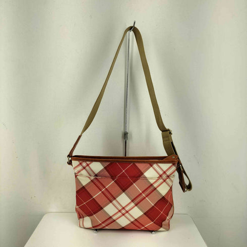 ヴィヴィアンウエストウッド Vivienne Westwood チェック レザー切替 ショルダーバッグ レディース