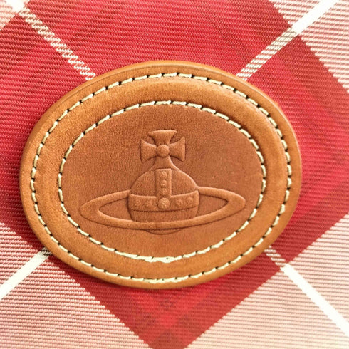 ヴィヴィアンウエストウッド Vivienne Westwood チェック レザー切替 ショルダーバッグ レディース