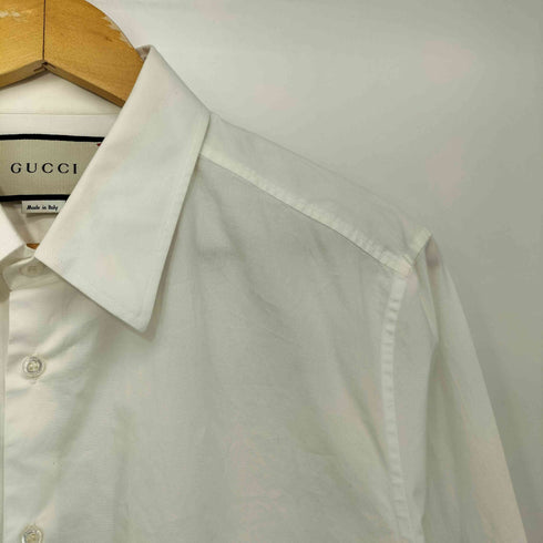 グッチ GUCCI Slim レギュラーカラー ドレスシャツ メンズ EUR:44