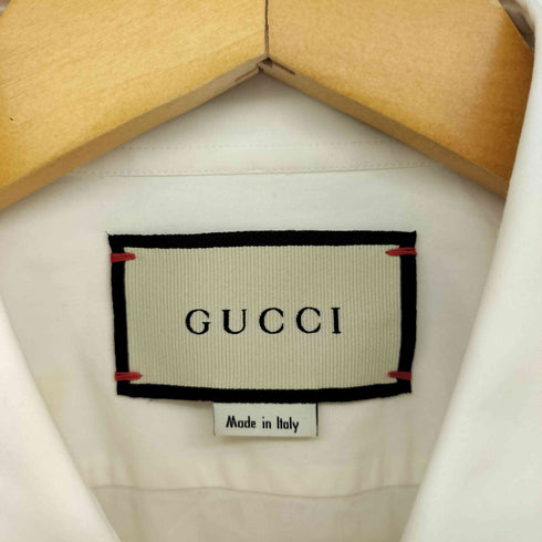 グッチ GUCCI Slim レギュラーカラー ドレスシャツ メンズ EUR:44