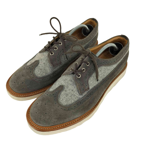 Heather Grey Wall ウイングチップ フェルトデザイン スエードシューズ domestic メンズ 9