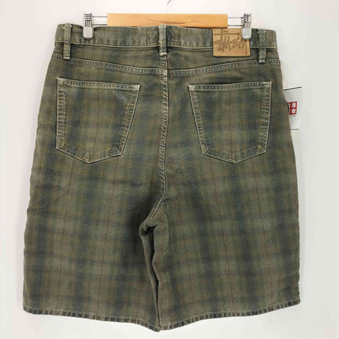 ステューシー Stussy BIG OL SHORT CANVAS PLAID メンズ 32