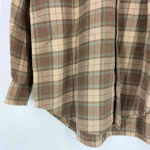 ラルフローレンゴルフ RALPH LAUREN GOLF 90s TILDEN ポニー刺繍 ボタンダウン マドラスチェックシャツ メンズ import:M