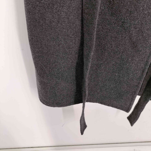 スピックアンドスパン Spick and Span WOOL&CASHMERE&ANGOLA カシミヤ&アンゴラ混 ノーカラーコート レディース JPN:36