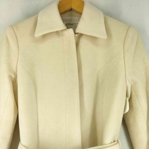 A.Rose ANGOLA&WOOL アンゴラ混ステンカラーコート レディース JPN:2