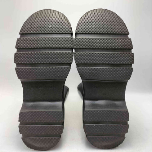 チャールズアンドキース CHARLES&KEITH Leoi レオイ バックジップチャンキーアンクルブーツ レディース JPN:38