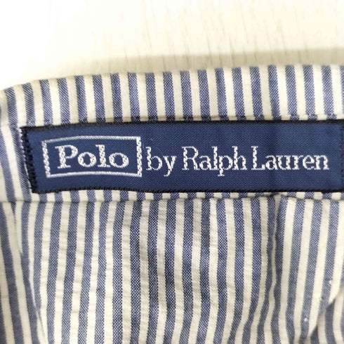 ポロバイラルフローレン Polo by RALPH LAUREN シアサッカーストライプ サマー テーラード ジャケット メンズ 40R