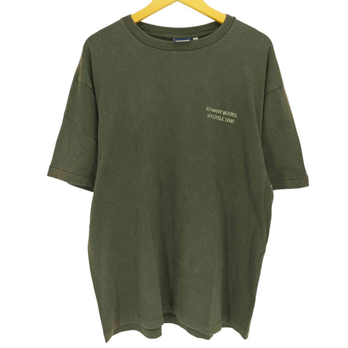 BLANK MAG BOOKS SO MANY BOOKS SO LITTLE TIME PIGMENT DYED S/S Tシャツ メンズ XXL
