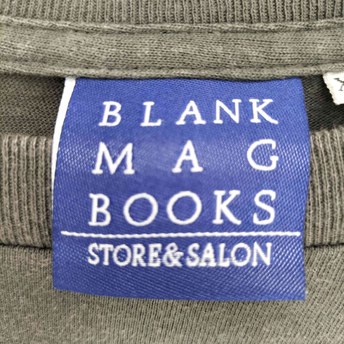 BLANK MAG BOOKS SO MANY BOOKS SO LITTLE TIME PIGMENT DYED S/S Tシャツ メンズ XXL