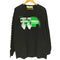 Heuristic Silk FEED ME WEIRD THINGS プリント ロングスリーブTシャツ メンズ import:XL