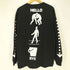Heuristic Silk FEED ME WEIRD THINGS プリント ロングスリーブTシャツ メンズ import:XL