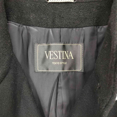 VESTINA cashmere カシミヤ100% ロングコート レディース JPN:11号
