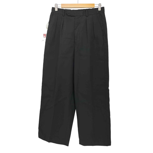 ウィムバイリドム WYM LIDNM HIGH TWISTED GABA WIDE TUCK SLACKS ワイド タック スラックス メンズ JPN:L