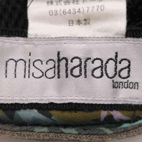 misaharada 裏地メッシュ リネンコットン キャスケット レディース
