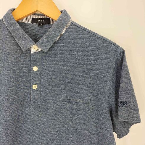ボスヒューゴボス BOSS HUGO BOSS 袖ロゴ ポロシャツ メンズ import:M