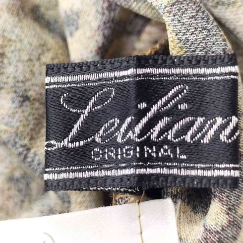レリアン Leilian レオパード 柄 ノースリーブ ワンピース レディース 11