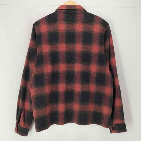 ステューシー Stussy Hank Plaid Zip Shirt メンズ S
