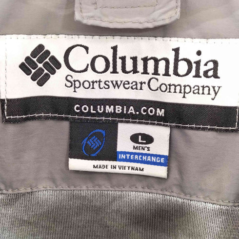 コロンビア Columbia 00s BUGABOO ロゴ刺繍 配色切替 比翼 スタンドカラー マウンテンジャケット メンズ import:L